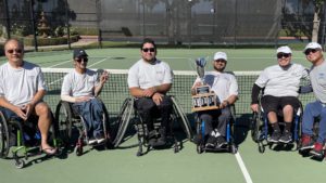 Atif Moon and the USTA SoCal Wheelchair Tennis Team