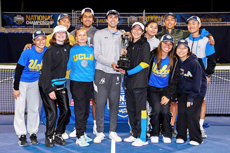 UCLA Tennis on Campus National Champions